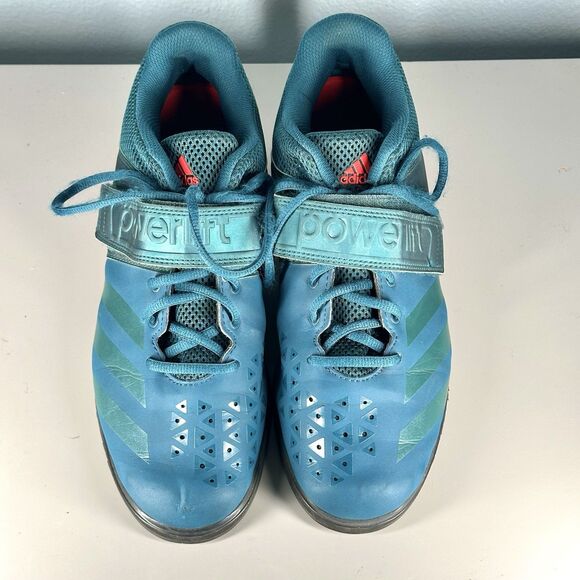 Adidas Powerlift 3.1 Shoes Mens Size 10.5 Blue Red Weightlifting Gym BA8014 - Picture 3 of 13